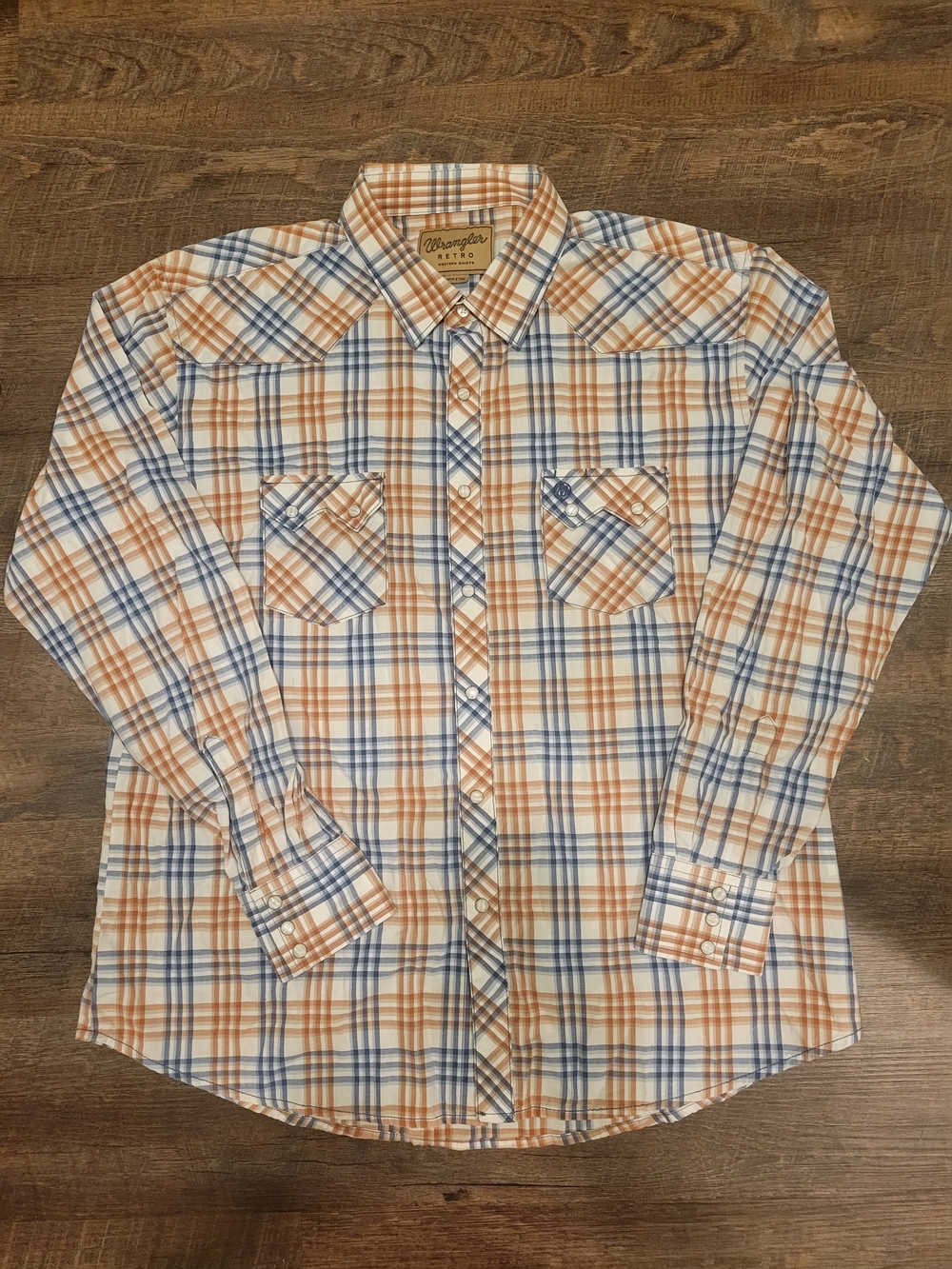 🤠 Wrangler Retro Western Plaid Shirt